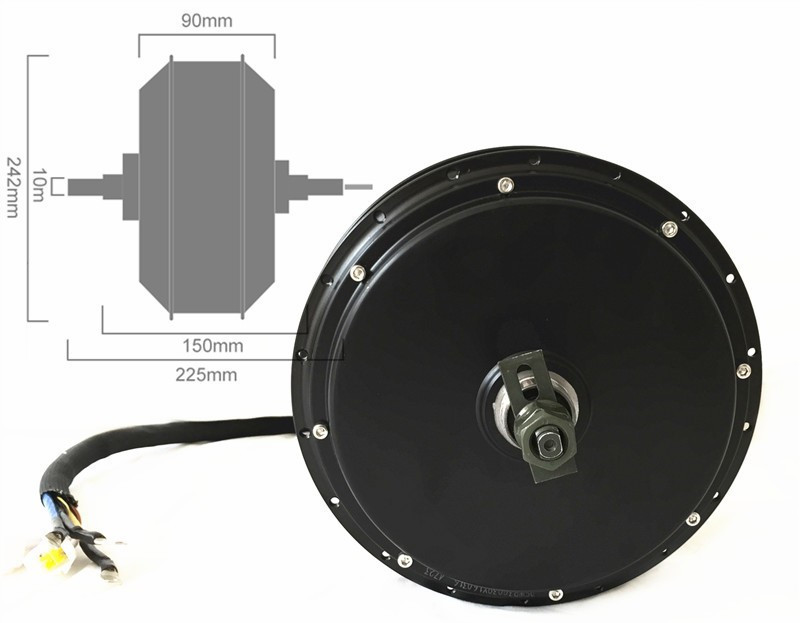 Chứng Khoán Hoa Kỳ Xe Máy Viền - đánh giá và giá 5000W Hub Motor Kit 72V