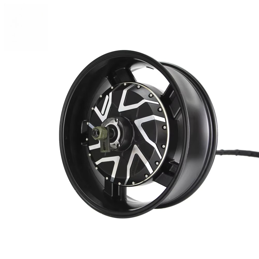 Hot selling:17X6.0 Inch 273 12 - đánh giá và giá 12000W Electric Motorcycle Hub Motor