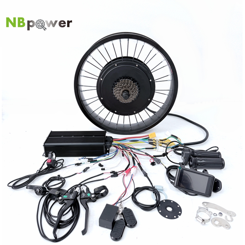 NBpower 170/190mm Dropout 48-7 - đánh giá và giá 5000W Hub Motor Kit 72V