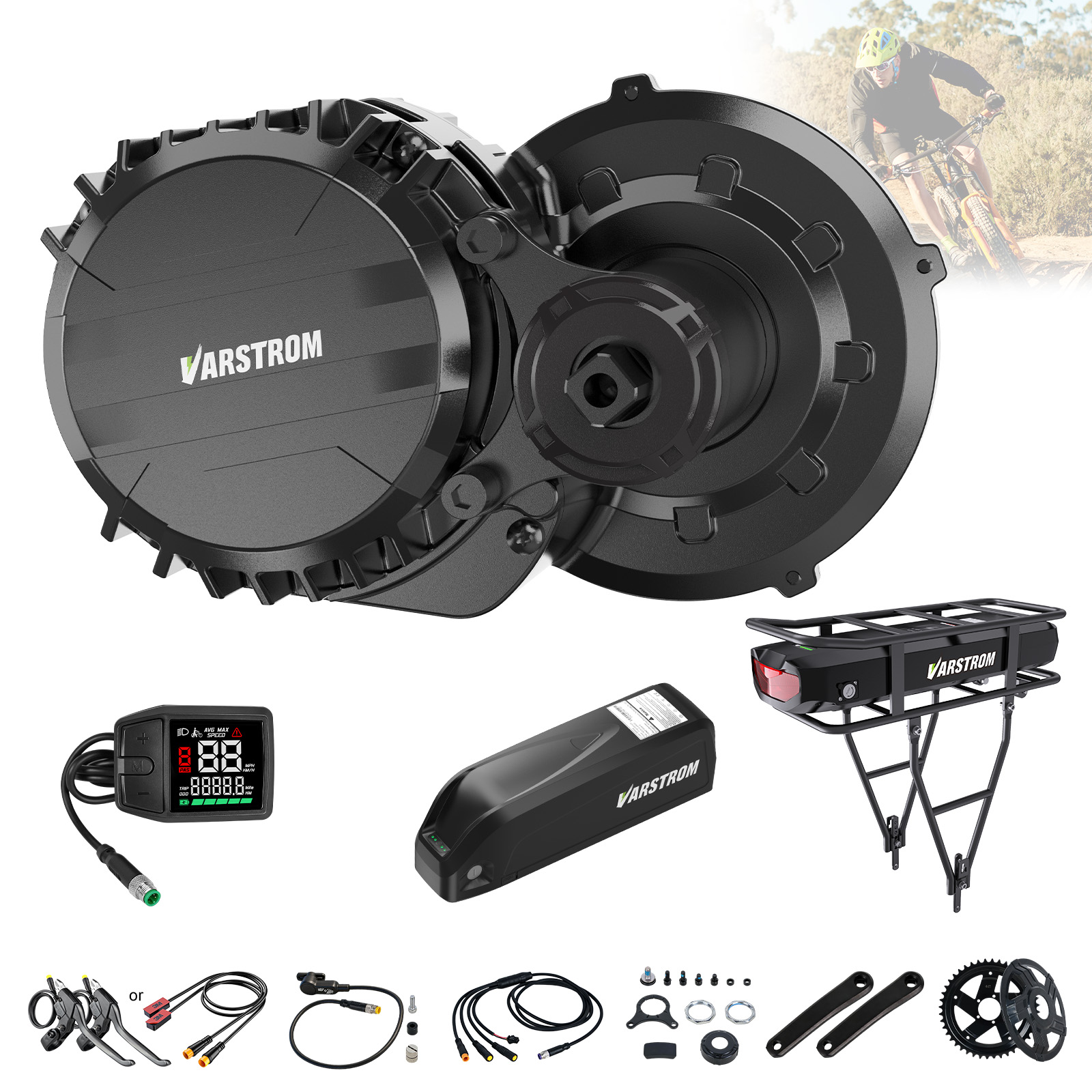 Varstrom 750W Mid Motor Kit To - đánh giá và giá Side Hung Mid Drive Motor Kit